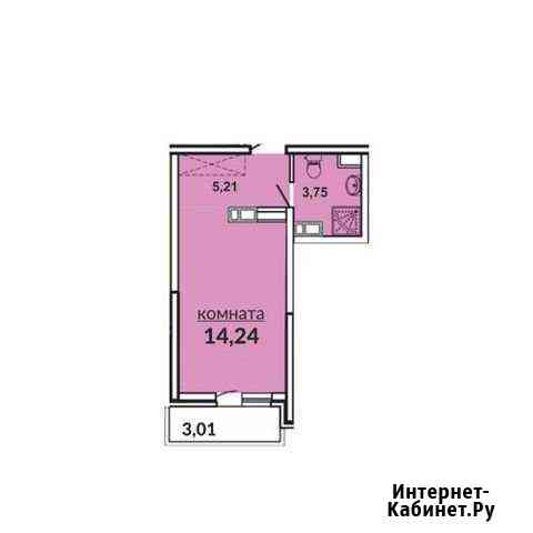 Квартира-студия, 25 м², 13/16 эт. на продажу в Краснодаре Краснодар
