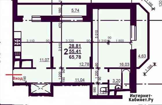 2-комнатная квартира, 65.8 м², 3/24 эт. на продажу в Ульяновске Ульяновск