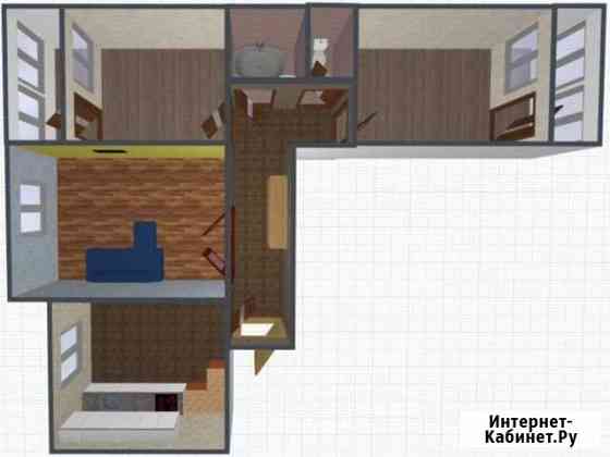 3-комнатная квартира, 66 м², 4/9 эт. на продажу в Ульяновске Ульяновск