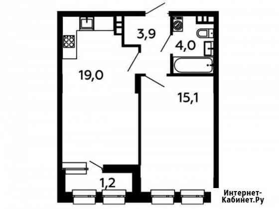 1-комнатная квартира, 43.2 м², 12/16 эт. на продажу в Коммунарке Коммунарка