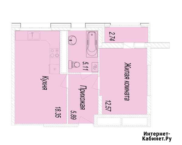 1-комнатная квартира, 43.3 м², 11/25 эт. на продажу в Мытищах Мытищи - изображение 1