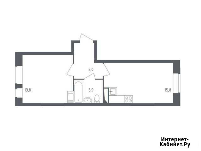 1-комнатная квартира, 38.5 м², 2/25 эт. на продажу в Красногорске Московской области Красногорск - изображение 1