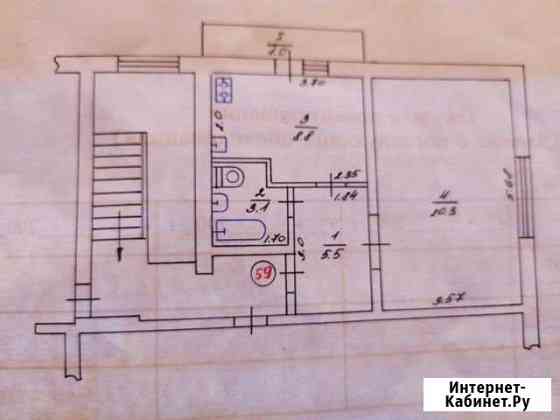 1-комнатная квартира, 37.7 м², 5/5 эт. на продажу в Приморском Приморский