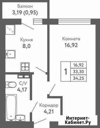 1-комнатная квартира, 34.3 м², 3/7 эт. на продажу в Евпатории Евпатория