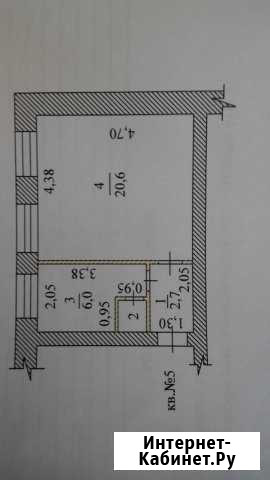 1-комнатная квартира, 30 м², 2/2 эт. на продажу в Канаше Канаш - изображение 1