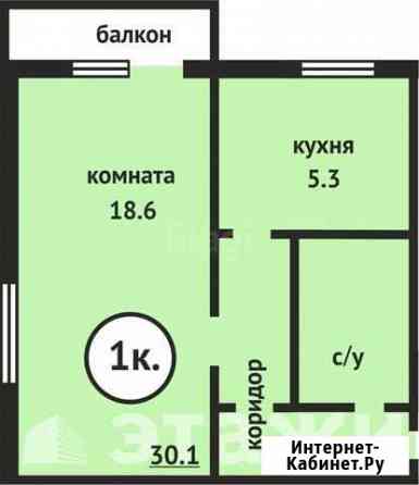 1-комнатная квартира, 30.1 м², 5/5 эт. на продажу в Ярославле Ярославль