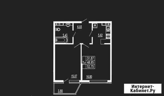1-комнатная квартира, 52.8 м², 9/14 эт. на продажу в Анапе Анапа
