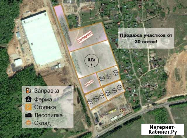 Участок промназначения 37 сот. на продажу в Менделеево Московской области Менделеево - изображение 1