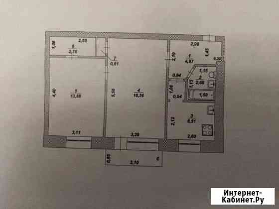 2-комнатная квартира, 50 м², 5/5 эт. на продажу в Димитровграде Димитровград