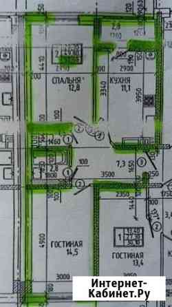 2-комнатная квартира, 54 м², 5/18 эт. на продажу в Ставрополе Ставрополь