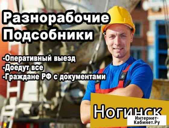 Разнорабочие Ногинск