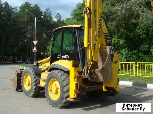 Услуги экскаватора-погрузчика komatsu Пенза - изображение 1