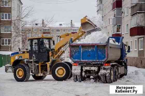 Вывоз Снега. Фронтальный погрузчик.Экскаватор Сыктывкар