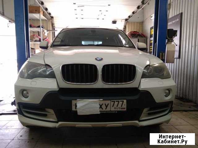 Замена стёкол фар BMW X5 E70 Москва - изображение 1