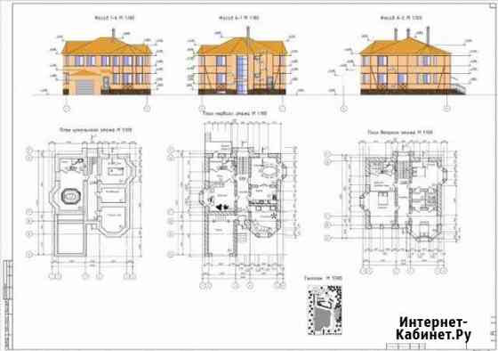 Чертежи в autocad, оцифровка чертежей, разработка Санкт-Петербург