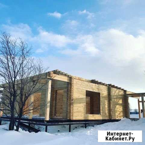 Дома и бани из клеёного бруса зимой. Отзывы есть Нижнекамск - изображение 1