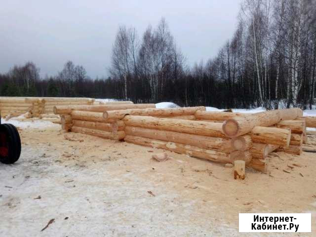 Срубы из зимнего леса Выкса - изображение 1
