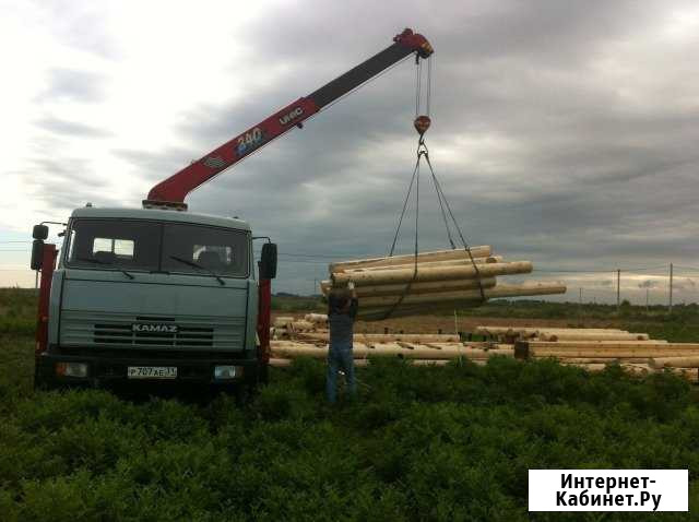 Услуги манипулятора / борт 12 тонн *кран 3 тонны Волгоград - изображение 1