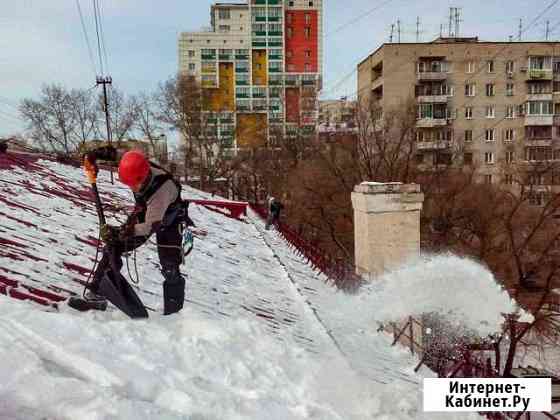 Сброс снега с крыш Новосибирск