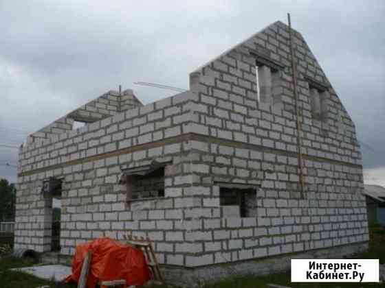 Строительство коробок домов гаражей из пеноблока Пенза