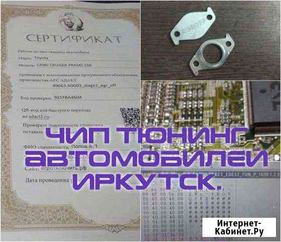 Чип тюнинг и удаление катализатора и егр в Иркутск Иркутск