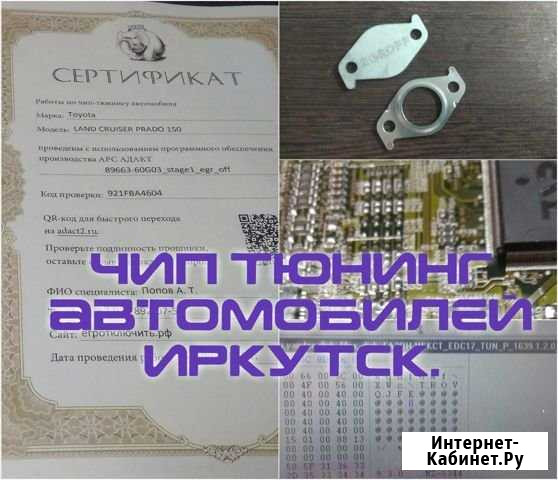 Чип тюнинг и удаление катализатора и егр в Иркутск Иркутск - изображение 1