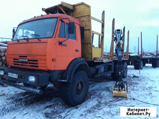 Услуги лесовоза с гидроманипулятором Череповец - изображение 1