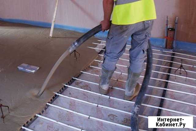 Стяжка пола (жидкая) механизированным способом Краснодар - изображение 1