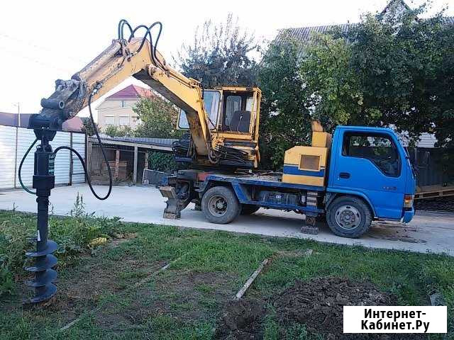 Услуги ямобура, гидромолота, экскаватора Краснодар - изображение 1
