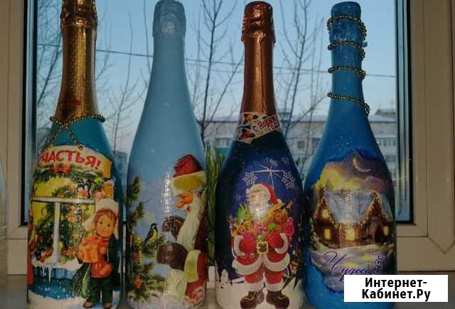 Декупаж бутылок Чита - изображение 1