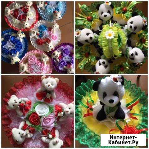 Букеты из игрушек и конфет, корзины из конфет, елк Самара - изображение 1