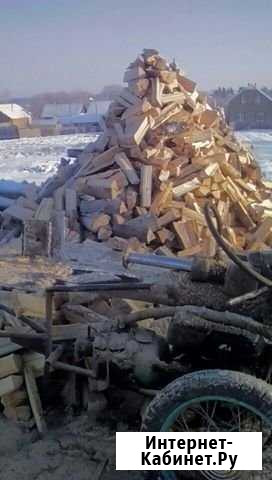Дрова колотые, песок, пгс, щебень Завьялово - изображение 1