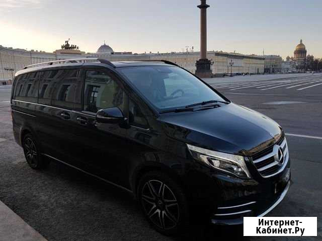 Аренда нового минивена Merceds V class с водителем Санкт-Петербург - изображение 1