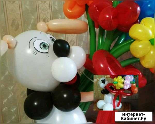 Фигуры из шаров. Букет из шаров. воздушные шары Королев - изображение 1