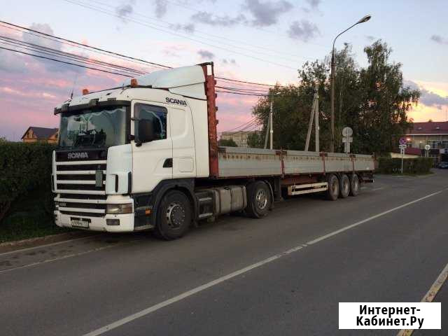 Грузоперевозки полуприцеп бортовой 13,6 м. Шаланда Троицк - изображение 1