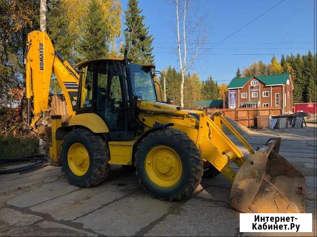 Аренда Экскаватор погрузчик komatsy WB93S чистка с Сыктывкар - изображение 1