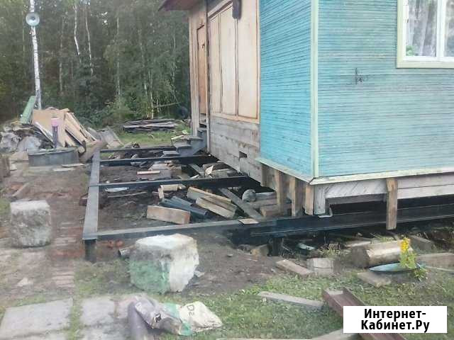 Подъём домов на винтовые сваи Архангельск - изображение 1