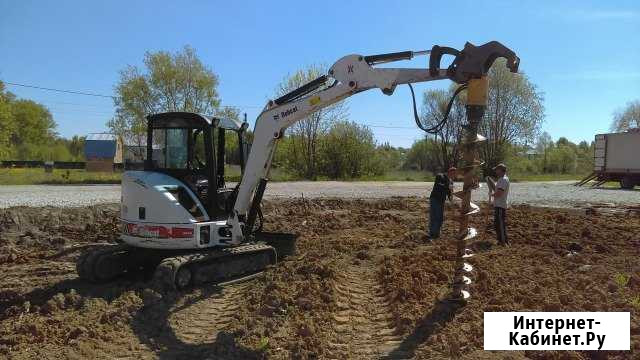 Аренда ямобура гусеничного мини экскаватор Bobcat Москва - изображение 1