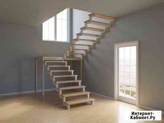 Каркас лестницы из металла с 3D проектом Тула