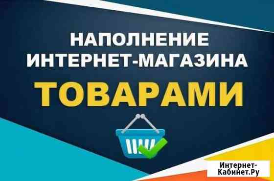 Наполнение и настройка интернет магазина Екатеринбург