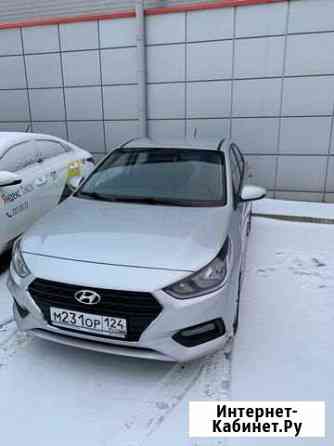 Аренда авто Hyundai Solaris 2017г Красноярск