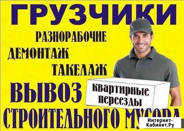 Грузчики. Разнорабочие. Уборка мусора. Землекопы Сызрань - изображение 1