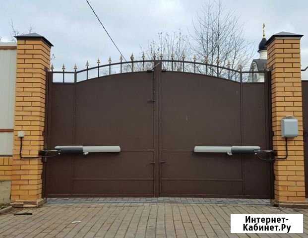 Распашные ворота. Изготовление и монтаж Ярославль - изображение 1