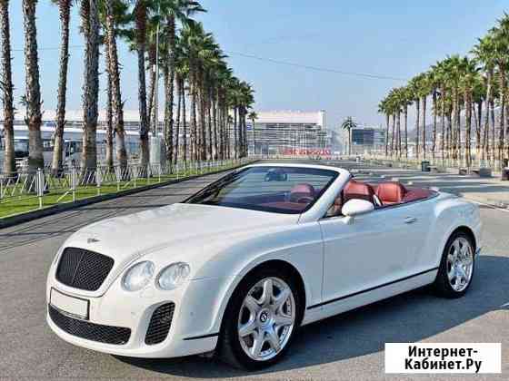 Аренда кабриолета Bentley Continental GTC в Сочи Сочи