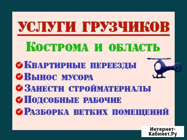 Грузчики, разнорабочие на часы или на день Кострома - изображение 1