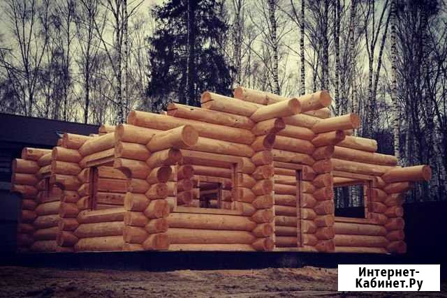 Ручная рубка домов и бань из кедра и сосны Уфа - изображение 1
