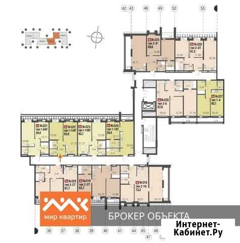 1-комнатная квартира, 45 м², 5/5 эт. на продажу в Сестрорецке Сестрорецк - изображение 1