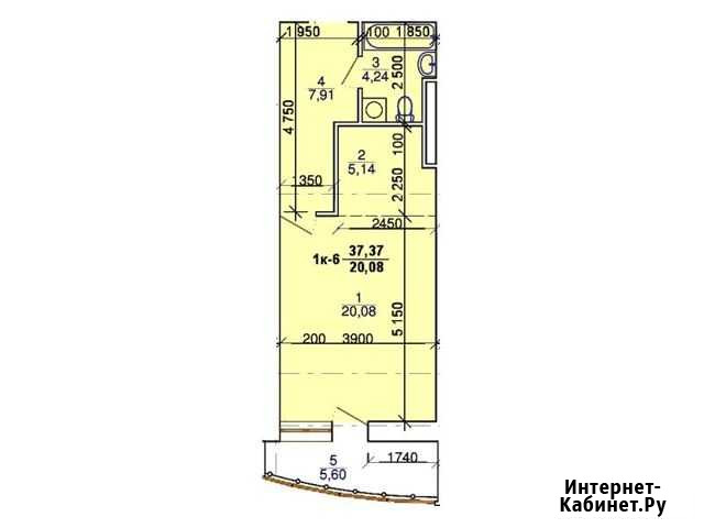 1-комнатная квартира, 36.1 м², 14/18 эт. на продажу в Улан-Удэ Улан-Удэ - изображение 1