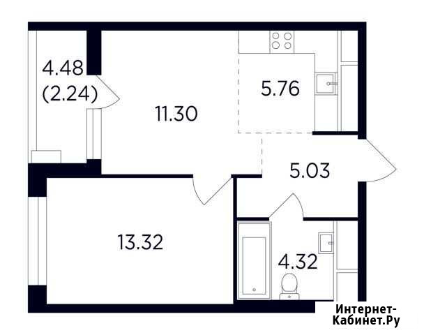 2-комнатная квартира, 42 м², 3/25 эт. на продажу в Одинцово Одинцово - изображение 1