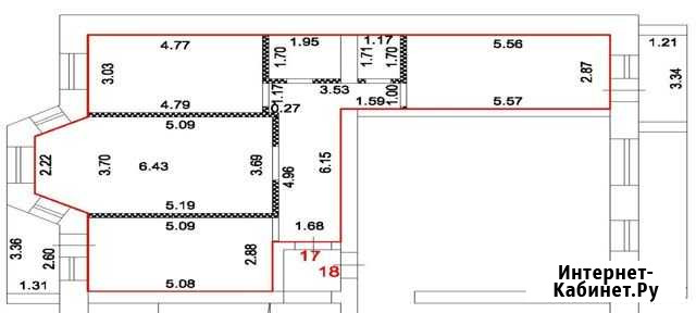 3-комнатная квартира, 89.4 м², 5/5 эт. на продажу в Абакане Абакан - изображение 1